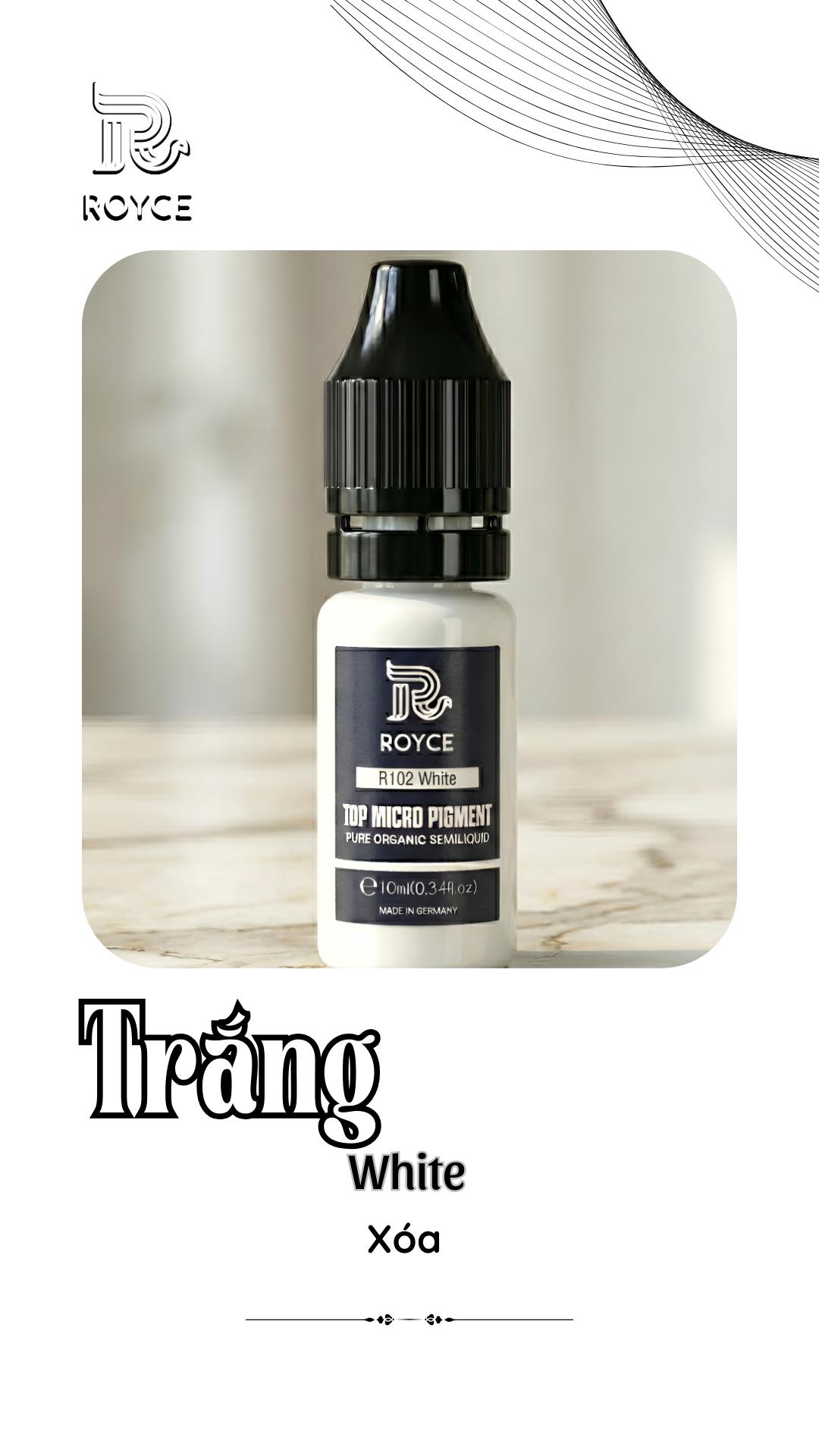 Mực màu trắng - White