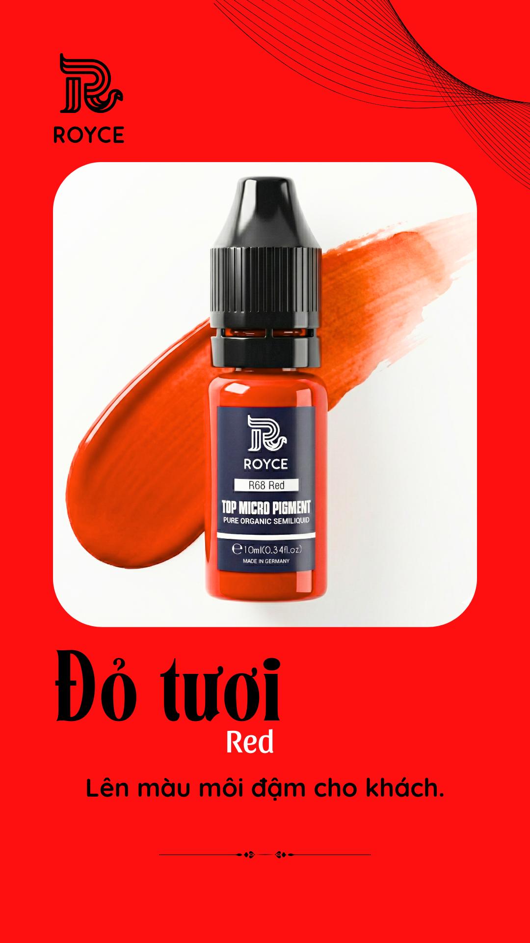 Mực màu đỏ tươi - Red