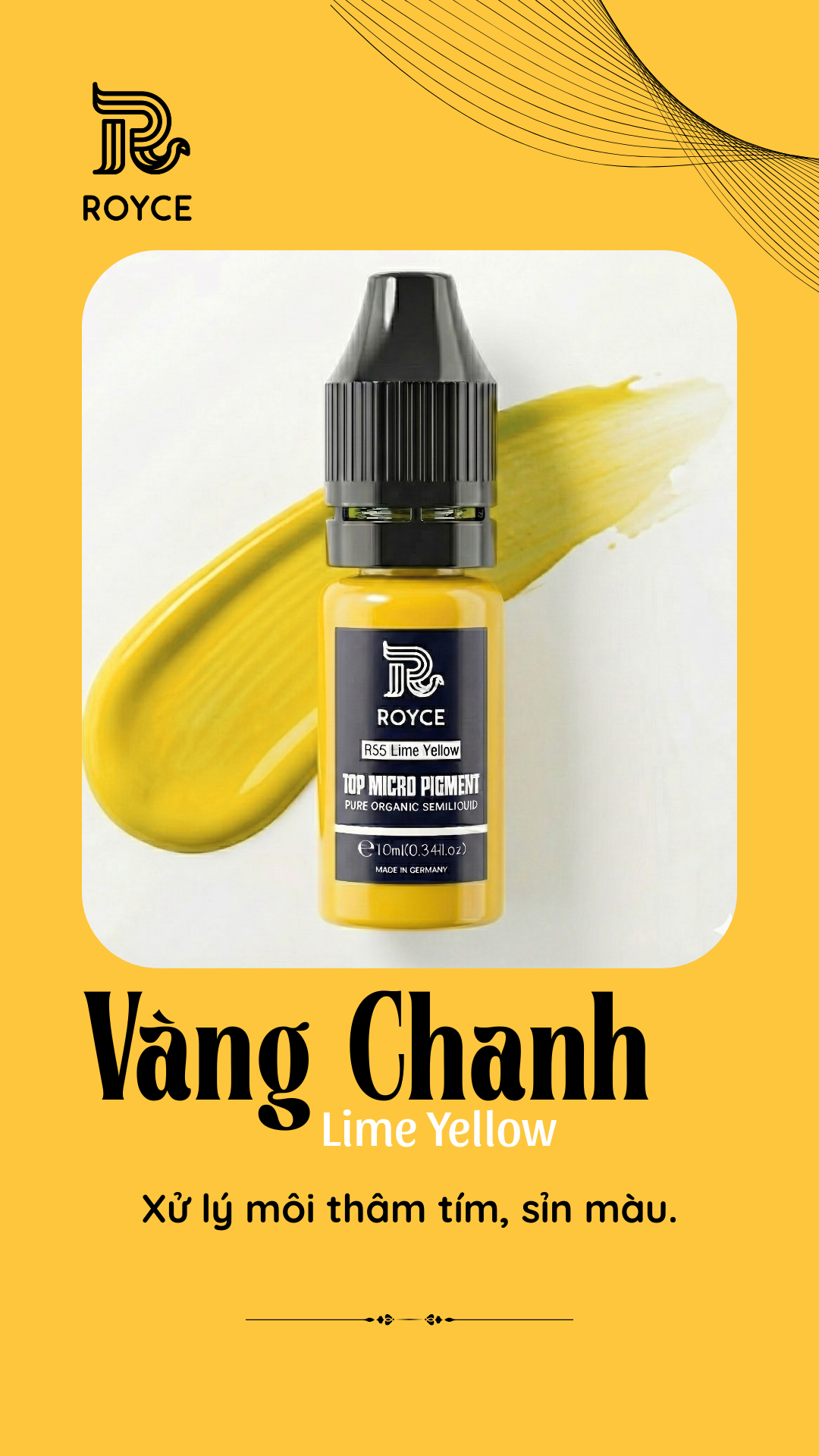 Mực màu vàng chanh - Lime Yellow
